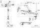 Amer Networks  support d'écran plat pour bureau 66 cm (26") Noir, Argent - AMR1APL Amer Networks  support d'écran plat pour bureau 66 cm (26") Noir, Argent - AMR1APL