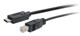 C2G 3ft, USB 2.0 Type C, USB B câble USB 0,91 m USB C Noir - 28858