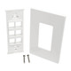 Tripp Lite  Plaque de commutation et obturateur Blanc - N080-106