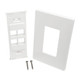 Tripp Lite  Plaque de commutation et obturateur Blanc - N080-104