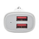 Tripp Lite  chargeur d'appareils mobiles Smartphone, Tablette, Universel Blanc Allume-cigare Auto - U280-C02-S2