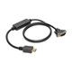 Tripp Lite  câble vidéo et adaptateur 3 m HDMI HD15, MICRO-USB B Noir - P566-010-VGA