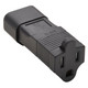 Tripp Lite  adaptateur prise d'alimentation C14 NEMA 5-15R Noir - P002-000