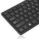 Adesso  clavier Maison Bluetooth QWERTY Anglais américain Noir - WKB-1100BB