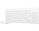 Lenovo  clavier Souris incluse Universel USB + Bluetooth QWERTY Blanc - GX30W75336 Lenovo  clavier Souris incluse Universel USB + Bluetooth QWERTY Blanc - GX30W75336
