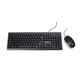 iogear  clavier Souris incluse Bureau USB QWERTY Anglais américain Noir - GKM513B