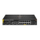 HPE Aruba Networking Aruba 6100 12G Class4 PoE 2G/2SFP+ 139W Géré L3 Gigabit Ethernet (10/100/1000) Connexion Ethernet, supportant l'alimentation via ce port (PoE) 1U Noir - JL679A#ABA