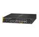 HPE Aruba Networking Aruba 6100 12G Class4 PoE 2G/2SFP+ 139W Géré L3 Gigabit Ethernet (10/100/1000) Connexion Ethernet, supportant l'alimentation via ce port (PoE) 1U Noir - JL679A#ABA