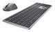 DELL KM7321W clavier Souris incluse Bureau RF sans fil + Bluetooth Anglais américain Gris, Titane - KM7321WGY-US