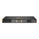HPE Aruba Networking CX 6300M 24p Smart Rate 1G/2.5G/5G/10G Class6 PoE 2p 50G 2p 25G Switch - R8S89A