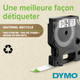 DYMO D1 étiquettes autocollantes authentiques | impression en blanc sur fond noir | 12 mm x 7 m | pour étiqueteuses LabelManager - S0720610