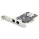 StarTech.com Carte Réseau PCIe à 2 Ports 2,5 Gbps NBASE-T, Intel I225-V - Carte Réseau pour PC - Carte Réseau Ethernet Multi-Gigabit - Carte LAN Serveur PCI Express 2.1 - Interface Ethernet de Bureau - PR22GI-NETWORK-CARD
