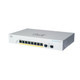 Cisco CBS220-8FP-E-2G Géré L2 Gigabit Ethernet (10/100/1000) Connexion Ethernet, supportant l'alimentation via ce port (PoE) Blanc - CBS220-8FP-E-2G-NA