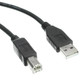 Axiom 3ft USB2.0-A/USB2.0-B câble USB 0,9 m USB A USB B Noir - USB2ABMM03-AX