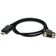 AddOn Networks  câble vidéo et adaptateur 1,83 m HDMI Type A (Standard) VGA (D-Sub) Noir - HDMI2VGAMM6