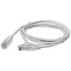 AddOn Networks  câble de réseau Blanc 2,13 m Cat6a U/UTP (UTP) - ADD-7FSLCAT6A-WE