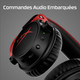 HyperX Casque gaming sans fil Cloud Alpha (noir-rouge) - 4P5D4AA