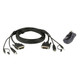ATEN Kit de câbles KVM sécurisé DVI-D Dual Link USB 1,8 M - 2L-7D02UDX2