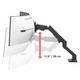 Ergotron HX Series HX ARM WITH VERY HEAVY DUTY PIVOT DESK 144,8 cm (57") Bureau Noir - 45-693-224