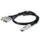 AddOn Networks  câble InfiniBand et à fibres optiques 2 m QSFP28 4x SFP28 Noir - ADD-Q28MUS28HPB-P2M