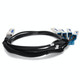 AddOn Networks  câble InfiniBand et à fibres optiques 2 m QSFP28 4x SFP28 Noir - ADD-Q28MUS28HPB-P2M