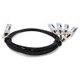 AddOn Networks  câble InfiniBand et à fibres optiques 4xQSFP28 QSFP-DD Noir, Argent - CAB-D-4Q-200G-2M-AO