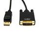 Rocstor  câble vidéo et adaptateur 1,8 m DisplayPort DVI-D Noir - Y10C155-B1