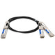 AddOn Networks  câble InfiniBand et à fibres optiques 2,5 m QSFP-DD 2x QSFP28 Noir, Métallique - DAC-Q56DD2Q282-5M-AO