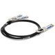 AddOn Networks  câble InfiniBand et à fibres optiques 2,5 m QSFP-DD 2x QSFP28 Noir, Métallique - DAC-Q56DD2Q282-5M-AO