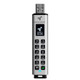 DataLocker Sentry K350 lecteur USB flash 256 Go USB Type-A 3.2 Gen 1 (3.1 Gen 1) Argent - SK350-256-FE