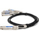 AddOn Networks  câble InfiniBand et à fibres optiques 4xQSFP56 Noir, Argent - CAB-D-4Q-400G-1M-AO