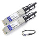 AddOn Networks 0.5 QSFP+ - QSFP+ câble InfiniBand et à fibres optiques 0,5 m QSFP+ Noir - X6557-R6-AO