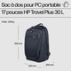 HP Sac à dos pour ordinateur portable Travel Plus 30L 17 pouces - A2CE0AA