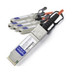 AddOn Networks 5m, QSFP+/4xSFP+ câble InfiniBand et à fibres optiques QSFP+ 4xSFP+ - JNP-QSFP-AOCBO-5M-AO
