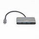 Rocstor  hub & concentrateur USB 3.2 Gen 1 (3.1 Gen 1) Type-C Noir - Y10A200-A1