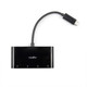 Rocstor  hub & concentrateur USB 2.0 Type-C Noir - Y10A228-B2