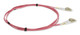 AddOn Networks  câble InfiniBand et à fibres optiques 1 m LOMM Rose - ADD-LC-LC-1M5OM4-PK