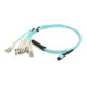 AddOn Networks  câble InfiniBand et à fibres optiques 15 m MPO/MTP LC Bleu - ADD-MPO-6LC15M5OM3