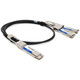 AddOn Networks  câble InfiniBand et à fibres optiques QSFP-DD 2x QSFP28 Noir, Métallique - CAB-D-2Q-200G-2M-AO