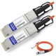 AddOn Networks 5m, 2xQSFP28 câble InfiniBand et à fibres optiques QSFP28 Noir, Orange, Argent - QSFP-100G-AOC5M-AO