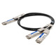 AddOn Networks  câble InfiniBand et à fibres optiques 2 m QSFP-DD 2xQSFP28 Noir, Argent - QDD-2QSFP28-400-CU2M-AO