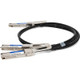 AddOn Networks  câble InfiniBand et à fibres optiques 2 m QSFP-DD 2xQSFP28 Noir, Argent - QDD-2QSFP28-400-CU2M-AO