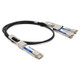 AddOn Networks  câble InfiniBand et à fibres optiques 2xQSFP28 QSFP-DD Noir, Argent - CAB-D-2Q-200G-1M-AO