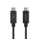 Belkin  câble USB USB4 Gen 2x2 2 m USB C Noir - INZ004BT2MBK