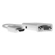 Rocstor  câble vidéo et adaptateur 0,15 m VGA (D-Sub) HDMI Type A (Standard) Blanc - Y10C119-W1