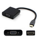 AddOn Networks  câble vidéo et adaptateur 0,2 m HDMI VGA (D-Sub) Noir - H4F02AA#ABA-AO