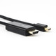 Rocstor  câble vidéo et adaptateur 2 m Mini DisplayPort HDMI Type A (Standard) Noir - Y10C196-B1