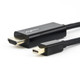 Rocstor  câble vidéo et adaptateur 2 m Mini DisplayPort HDMI Type A (Standard) Noir - Y10C196-B1