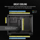Corsair 2500X Midi Tower Noir - CC-9011265-WW