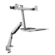Rocstor  support d'écran plat pour bureau 81,3 cm (32") Argent - Y10N029-S1